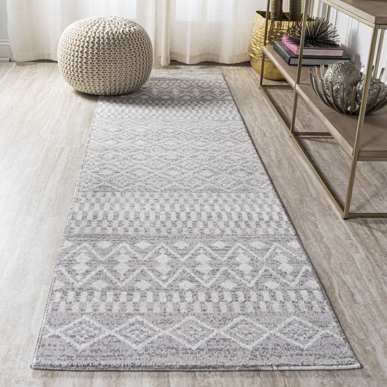 Foundry Select Melton Gray/Off/White Rug Wayfair